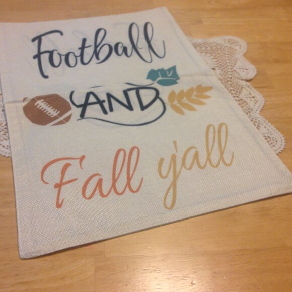 Game Night, Fall Decor, garden flag, nwot - Picture 1 of 3